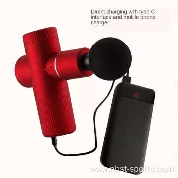 OEM portable small frequency conversion charging massage gun